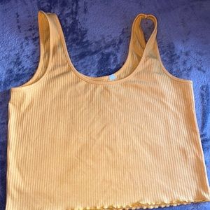 Mustard yellow tank top